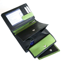 Laden Sie das Bild in den Galerie-Viewer, Geldbörse SMOOTH - hochkant, 11 genähte Kartenfächer, 2 Scheinfächer, doppelter Druckknopfverschluss