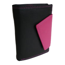 Laden Sie das Bild in den Galerie-Viewer, Geldbörse SMOOTH - hochkant, 11 genähte Kartenfächer, 2 Scheinfächer, doppelter Druckknopfverschluss