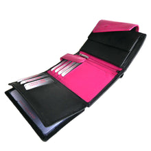 Laden Sie das Bild in den Galerie-Viewer, Geldbörse SMOOTH - hochkant, 11 genähte Kartenfächer, 2 Scheinfächer, doppelter Druckknopfverschluss