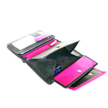Laden Sie das Bild in den Galerie-Viewer, Geldbörse SMOOTH - hochkant, 11 genähte Kartenfächer, 2 Scheinfächer, doppelter Druckknopfverschluss