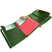 Laden Sie das Bild in den Galerie-Viewer, Geldbörse SMOOTH - hochkant, 11 genähte Kartenfächer, 2 Scheinfächer, doppelter Druckknopfverschluss