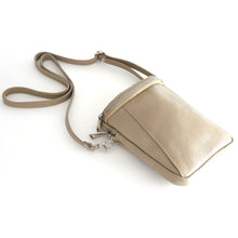 Laden Sie das Bild in den Galerie-Viewer, Handytasche FIRENZE NOVE - Echtleder, zwei geteilte Fächer, Made in Italy