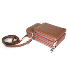 Laden Sie das Bild in den Galerie-Viewer, Handy Tasche CITY, 3-teilig mit verstellbarem Trageriemen