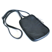 Laden Sie das Bild in den Galerie-Viewer, handytasche-echtleder-schwarz