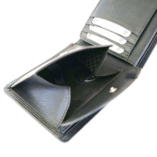 Laden Sie das Bild in den Galerie-Viewer, Geldbörse BRISBANE - quer schwarz, 8 Kartenfächer, 2 Scheinfächer, 4 Steckfächer, RFID-Schutz