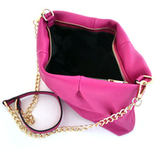 Laden Sie das Bild in den Galerie-Viewer, Damen Handtasche GIULIA TRE - Echtleder mit trendiger Umhängekette