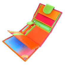 Laden Sie das Bild in den Galerie-Viewer, Geldbörse BO-KAAP M&L - rot, Multicolor, 8 Kartenfächer, 2 Scheinfächer, Echtleder, RFID-Schutz