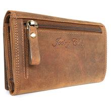 Laden Sie das Bild in den Galerie-Viewer, Naturleder Geldbörse HORSE - Langformat, 17 Kartenfächer mit RFID Schutz, 2 Scheinfächer, 2tlg.-Reißverschlussfach