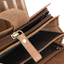 Laden Sie das Bild in den Galerie-Viewer, Naturleder Geldbörse HORSE - Langformat, 17 Kartenfächer mit RFID Schutz, 2 Scheinfächer, 2tlg.-Reißverschlussfach