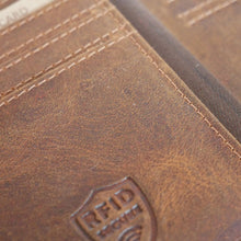 Laden Sie das Bild in den Galerie-Viewer, Naturleder Geldbörse mit Reißverschluss HORSE - 11 Kartenfächer mit RFID Schutz, 2 Scheinfächer, geöltes Leder