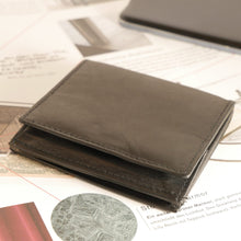 Laden Sie das Bild in den Galerie-Viewer, Geldboerse Wiener Schachtel Leder schwarz